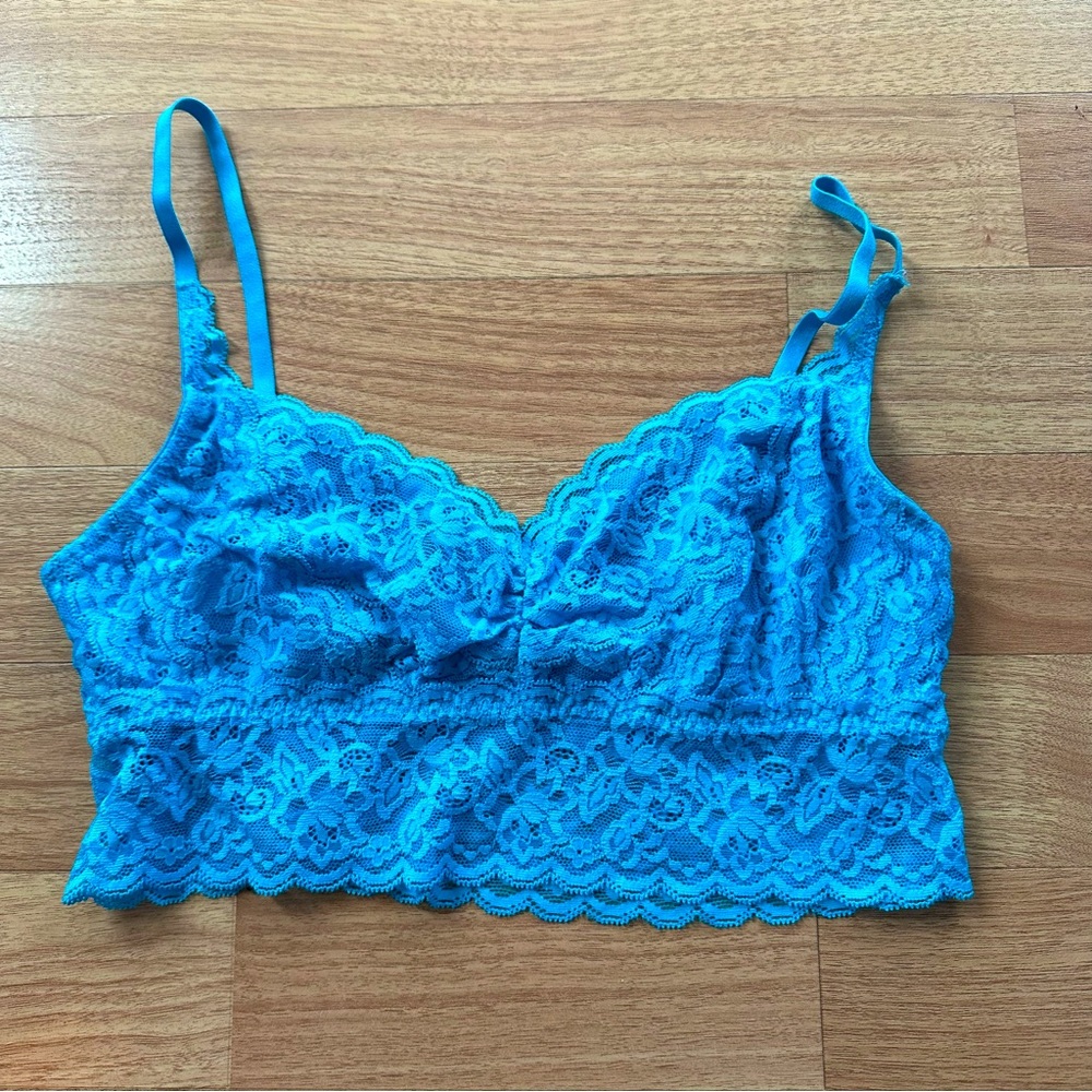 Gilly Hicks Lace Blue Bralette